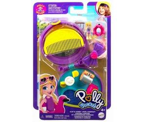 Polly Pocket Compact Playset - Micro Doll & Metal Vehicle - Mattel GVM22 / HKV55