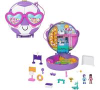 Polly Pocket Doll and Accessories, Compact with Micro Bella and Friend Dolls, 5 Reveals, Soccer Squad, HCG14