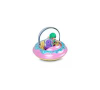 Polly Pocket Doll with Donut-Themed Die-cast Spaceship & Pet