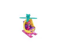 Polly Pocket Micro Doll with Themed Die-cast Car and Mini Pet Kid's Travel Toys