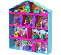 Polly Pocket Dolls Advent Calendar, Gingerbread House Playset with 24 Surprises