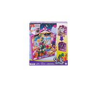 Polly Pocket Dolls Advent Calendar, Gingerbread House Playset with 25 surprise gifts!, HKW16