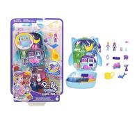 Polly Pocket Snowy Sleepover Owl Compact Micro Doll Playset
