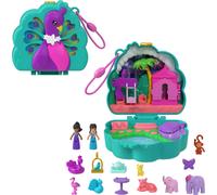 Polly Pocket Dolls & Playset, Peacock Garden Compact, Travel Toy wit (US IMPORT)