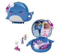 Polly Pocket Freezin Fun Narwhal Compact with Fun Reveals Doll