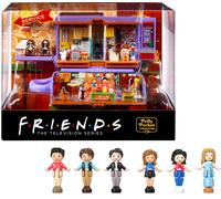 Polly Pocket Friends Compact - Central Perk Set with 6 Dolls & 9 Accessories