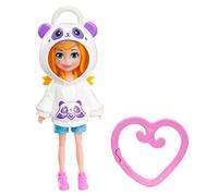 Polly Pocket Hoodie Friends Polly Panda Doll for Girls Ages 4 and Up