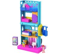 Polly Pocket Hotel Pollyville Stores & Mini Doll