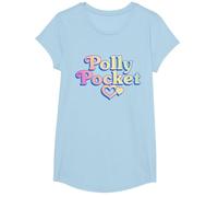 Polly Pocket Logo T-Shirt, Girls, Baby Blue, Medium