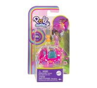 POLLY POCKET METAL CAR MICRO PLAY SET VEHICLE PLAYSETS CLIP & COMB COMPACT MINI