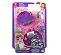 POLLY POCKET METAL CAR MICRO PLAY SET VEHICLE PLAYSETS CLIP & COMB COMPACT MINI