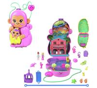 Polly Pocket Momma Monkey & Baby Mini Doll Playsets
