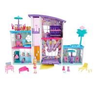 Polly Pocket Playset with 3-inch Doll & Party Accessories Poppin' Party Pad Transforming Playhouse Toy