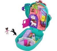 Polly Pocket Pocket World Cactus Cowgirl Ranch Compact with Fun Reveals, Micro
