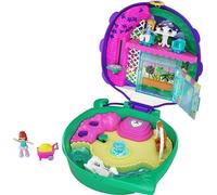 Polly Pocket Pocket World Lil’ Ladybug Garden Compact Micro Polly and Lila Dolls