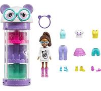 Polly Pocket - Polly Panda Teddy Carousel Style Rotating Cabinet Set, HKW05, Multi