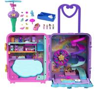 Polly Pocket Pollyville, Resort Roll Away Playset Pink -