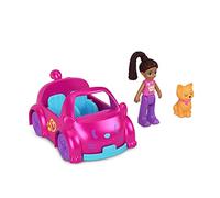 Polly Pocket Pollyville Vehicle Accesory & Character Playsets - (Dark Pink Car HMJ80)