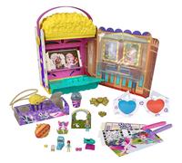 Polly Pocket Popcorn Un-Box It Movie Theater Theme 15+ Surprises