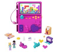 Polly Pocket Compact Carry Play Themed Adventure Micro Dolls - Race & Rock