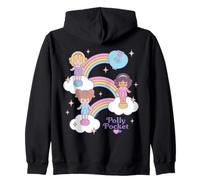 Polly Pocket Rainbow Dolls and Suitcase Zip Hoodie