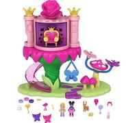 Polly Pocket Rainbow Funland Fairy Flight Ride Playset with Polly & Friend Dolls