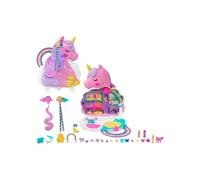 Polly Pocket Rainbow Unicorn 2-Doll Set with Styling Head HYD97