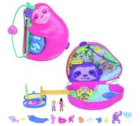 Polly Pocket Sloth Family Wearable Purse Compact Playset