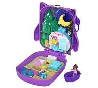 Polly Pocket The Camping of the Owls, Pocket Playset with Micro Dolls and Accessories, Toy for Children 4+ Years, GKJ47