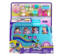 Polly Pocket. Travel Camper Van With Transformation Mattel
