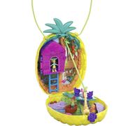 Polly Pocket Tropicool Pineapple Wearable Purse Compact with 8 Fun Features, Mic