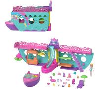 Polly Pocket Unicorn Dream Cruise Portable Playset | Water Play & Color Change Accessories, Includes 1 Doll & 23 Total Pieces, HWP26