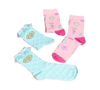 Polly Pocket Unisex Adult Crew Socks (Pack of 2) / 4 UK-7 UK Blue/Pink TT132