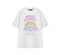 Polly Pocket White Pollyville Short Sleeved T-Shirt Womens