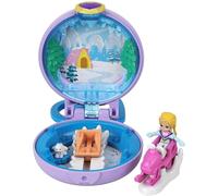 Polly Pocket Winter Tiny Compact With Doll & Accessories