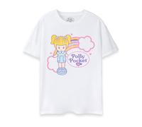 Polly Pocket Women's Doll Short Sleeved T-Shirt | White | Official | Size: Medium Polly Pocket White M