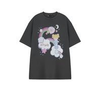 Vanilla Underground Polly Pocket Womens Grey 90's Baby Short Sleeved T-Shirt (Large)