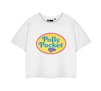 Polly Pocket Womens/Ladies Retro Logo Crop T-Shirt NS9275