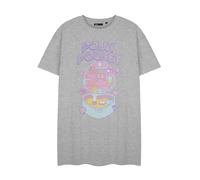 Polly Pocket Women's Short Sleeve Nightdress (Adult Grey Marl) | Size: Large Polly Pocket Grey L