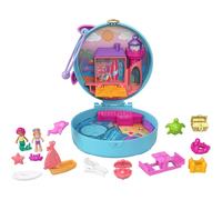 Polly Pocket World Dolphin Beach Compact with Mini Figure