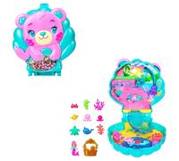 Polly Pocket World Mer-Bear Compact Playset - Mini Dolls & Accessories