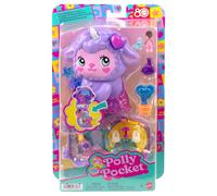Polly Pocket World Uni-Lamb Compact Playset - Mini Doll & Accessories