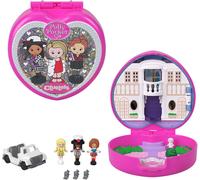 Polly Pocket x Clueless Collector Compact, Micro Dolls and Playset, 5 Themed Ac