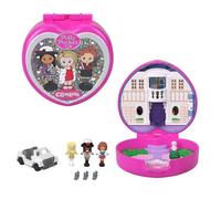 Polly Pocket x Clueless Collector Compact, Micro Dolls and Playset, 5 Themed Accessories Including Toy Car, Cher, Dionne, & Tai, JCC21