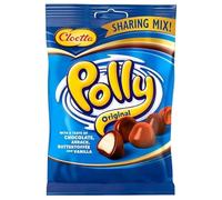 Polly Soft Foam Dragees, 400 g - Chocolate-Covered Marshmallow Candies with Arrack, Butter Toffee & Vanilla Flavors