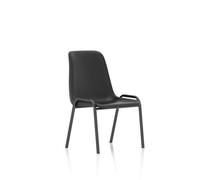 Polly Stacking Visitor Chair Black Polypropylene (MOQ of 4 - Priced Individually)