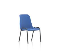 Polly Stacking Visitor Chair Blue Polypropylene (MOQ of 4 - Priced Individually)