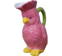 Polly The Pink Parrot Ceramic Decorative Jug | Capacity 500 ml | Milk or Cream Server