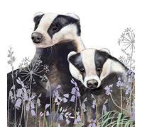 Pollyanna Pickering Countryside Card - Badgers