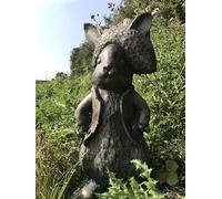 Pollys Garden and Gifts for Home & Garden Benjamin Bunny Bronze effect finish resin statue sculpture ornament